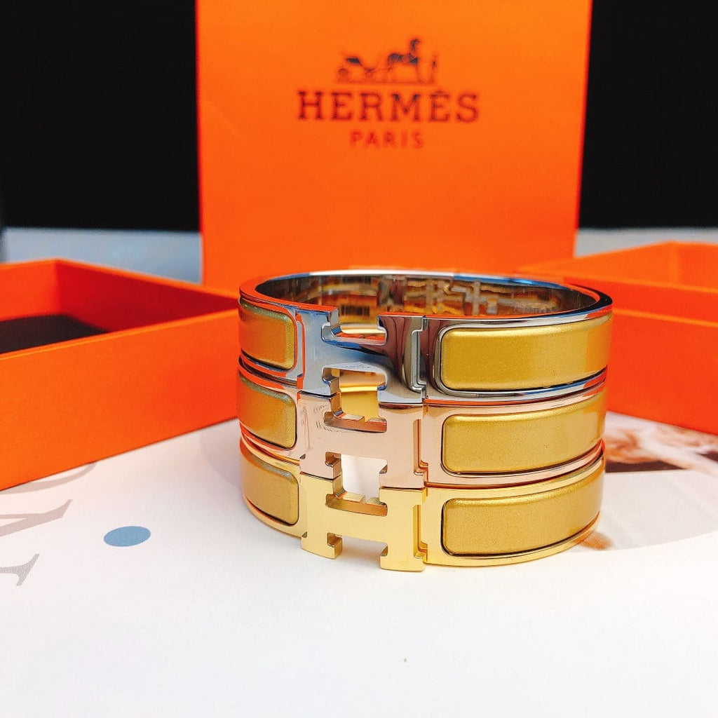 18K Clic H Yellow Bracelet