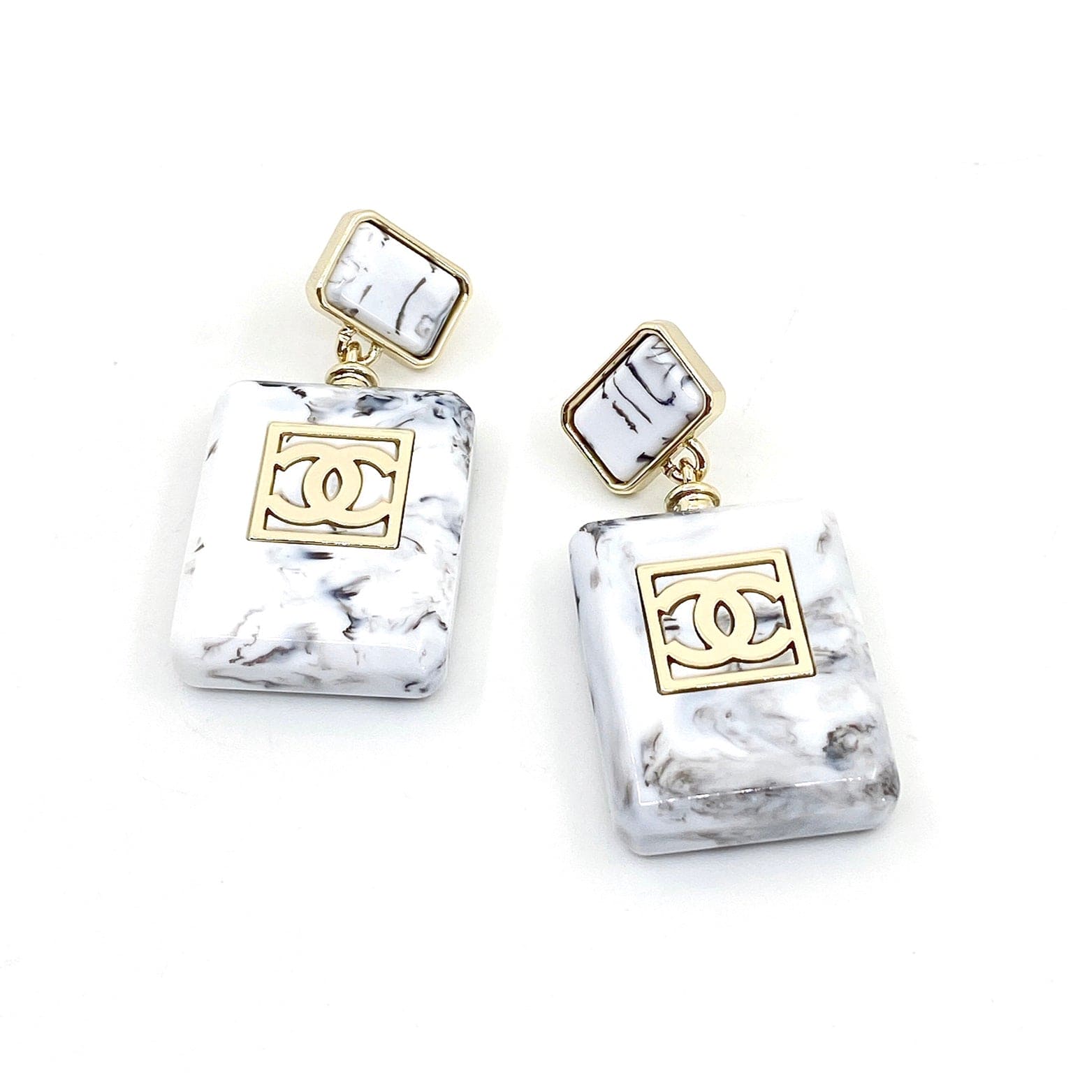 18K CC Eternal No¡ã5 Earrings