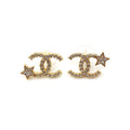 18K CC Star Earrings