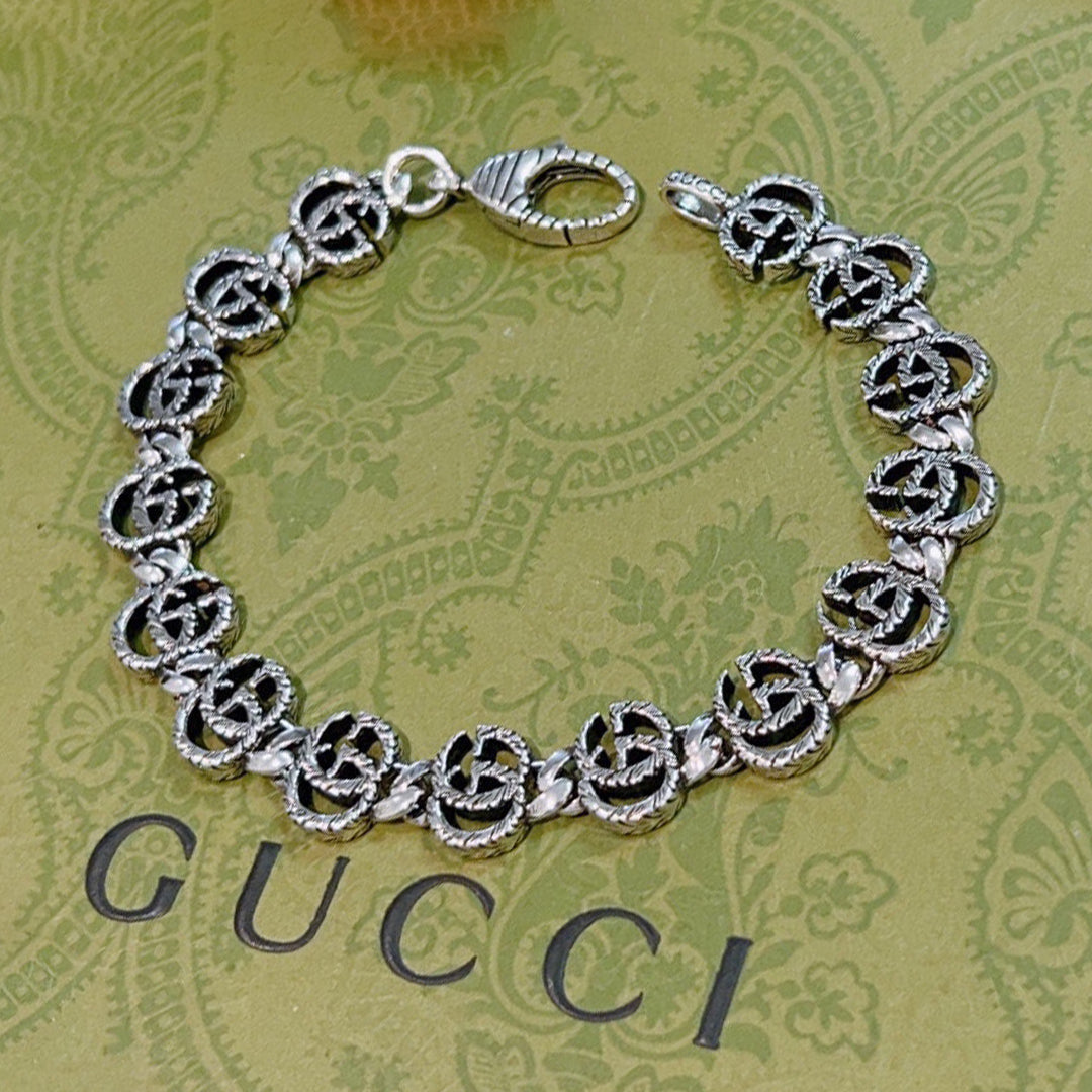 Double G Interlocking G Bracelet