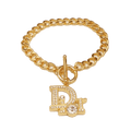18K CD Diamonds Chain Bracelet