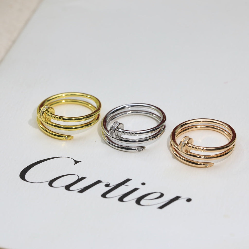 18K Juste Un Clou Diamond Ring