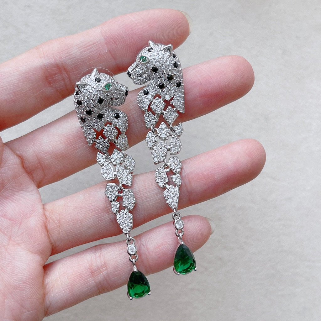 18K Panthère De Earrings