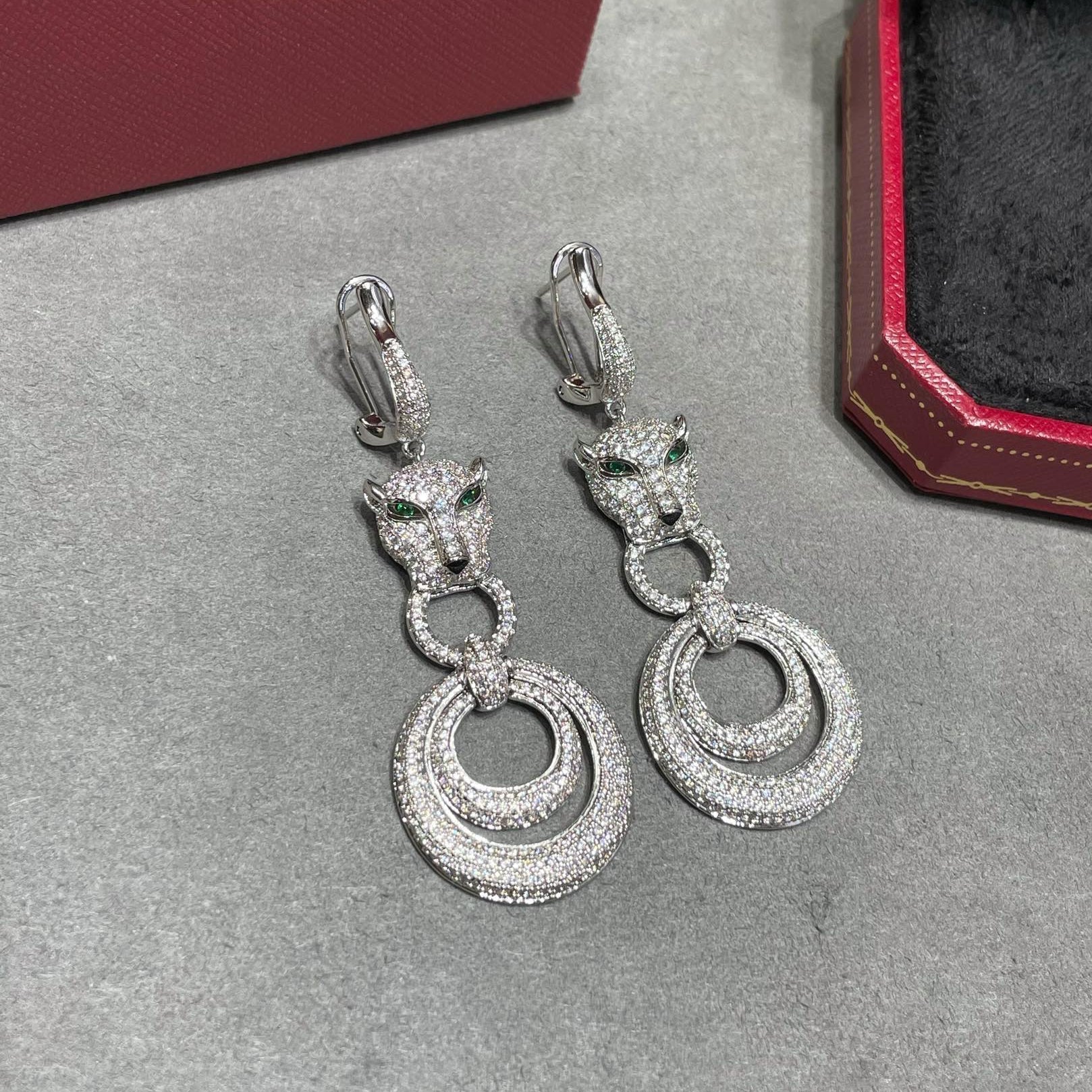18k Panthère De Earrings