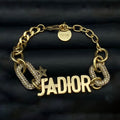 18K CD J'Adior Vintage Diamond Bracelet