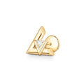 18K Louis Volt One Earrings