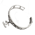 18K CC Diamond Open Bracelet