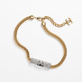 18K CC Diamonds Chain Necklace