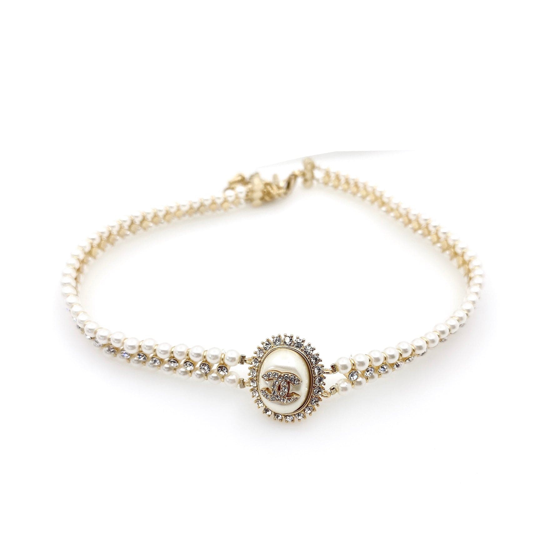 18K CC Pearl Necklace