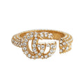 18K GG Crystal Ring
