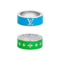 18K Louis Ceramic Set of 2 Rings