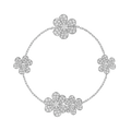 18K Frivole Diamonds Clover Bracelet
