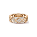 18K Rose Gold CC Coco Crush Diamonds Ring