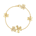 18K Frivole Diamonds Clover Bracelet