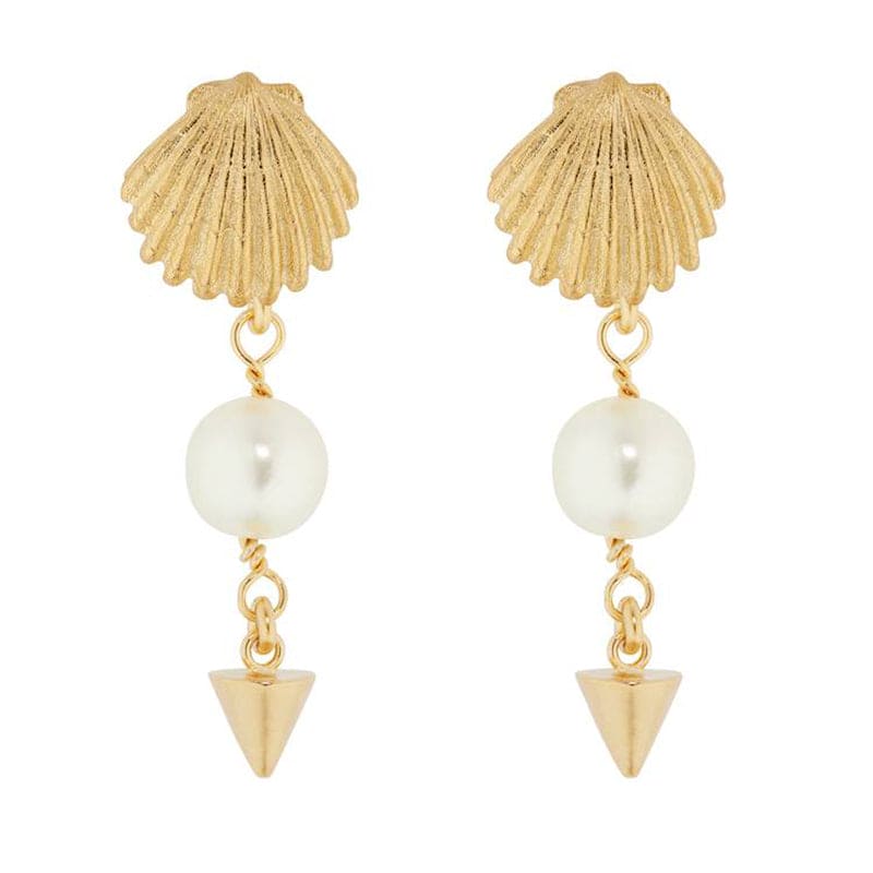 18K CD Sea Garden Earrings
