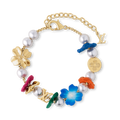 18K Louis Surfin' Flower Bracelet