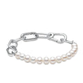 Pandora ME - Freshwater Cultured Pear Link Chain Bracelet