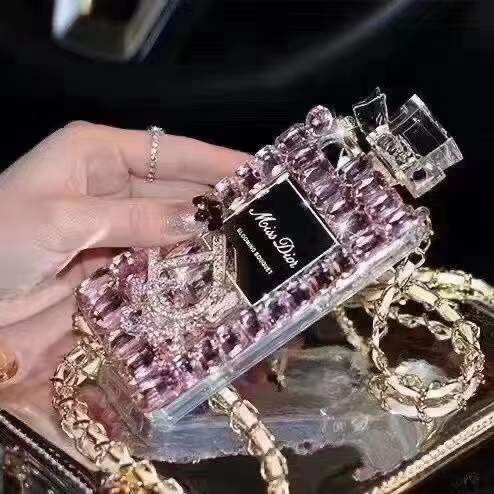 Luxurious Diamond Perfume Bottle Case