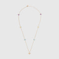 18K Pra Eternal Gold Semi-Precious Stones Necklace