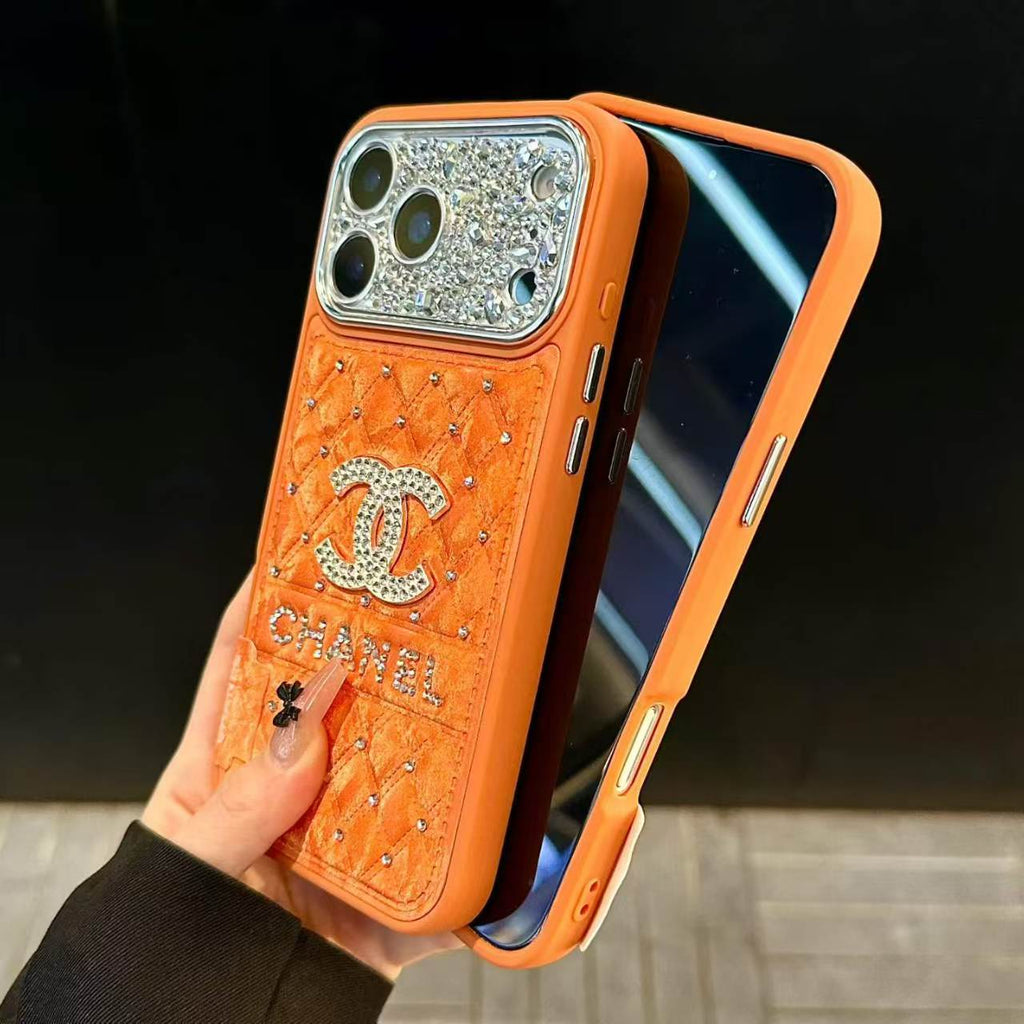 Luxurious, sparkling diamond iPhone phone case-3