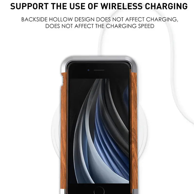Aluminum Metal Wood Bumper Case