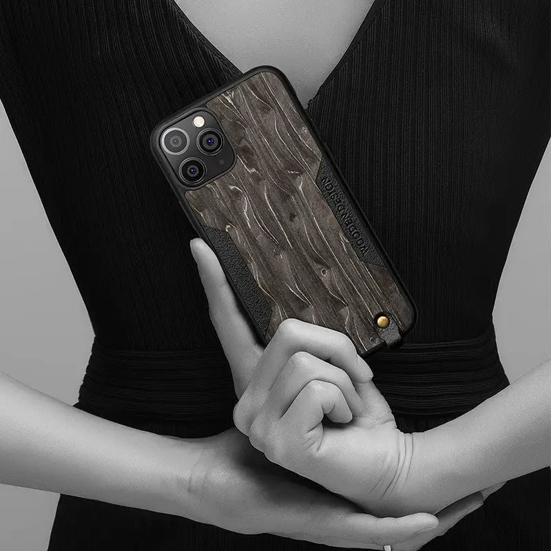 Wood Lanyard Hard Case