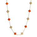 18K Vintage Alhambra 20 Motifs Long Necklace