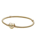 Moments Heart Clasp Snake Chain Bracelet