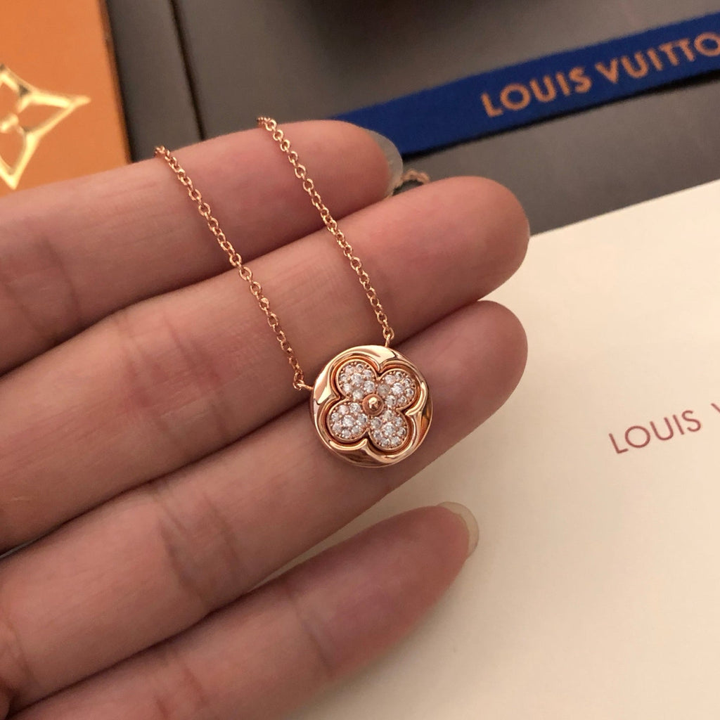Full-Diamond Four-Leaf Clover Necklace