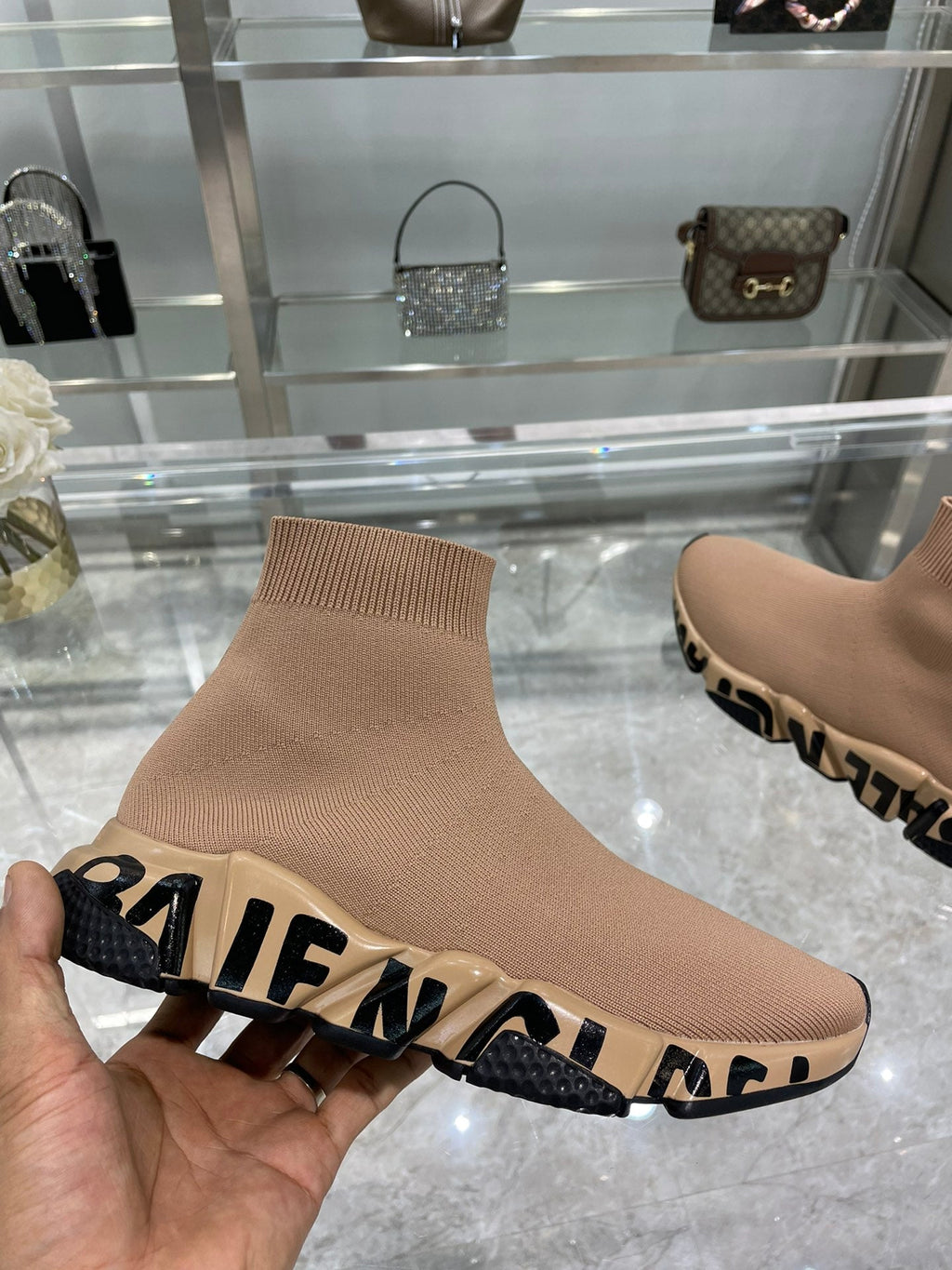 B A L E N C I A G A =SOCKS Sneakers= [5 Colours Available]
