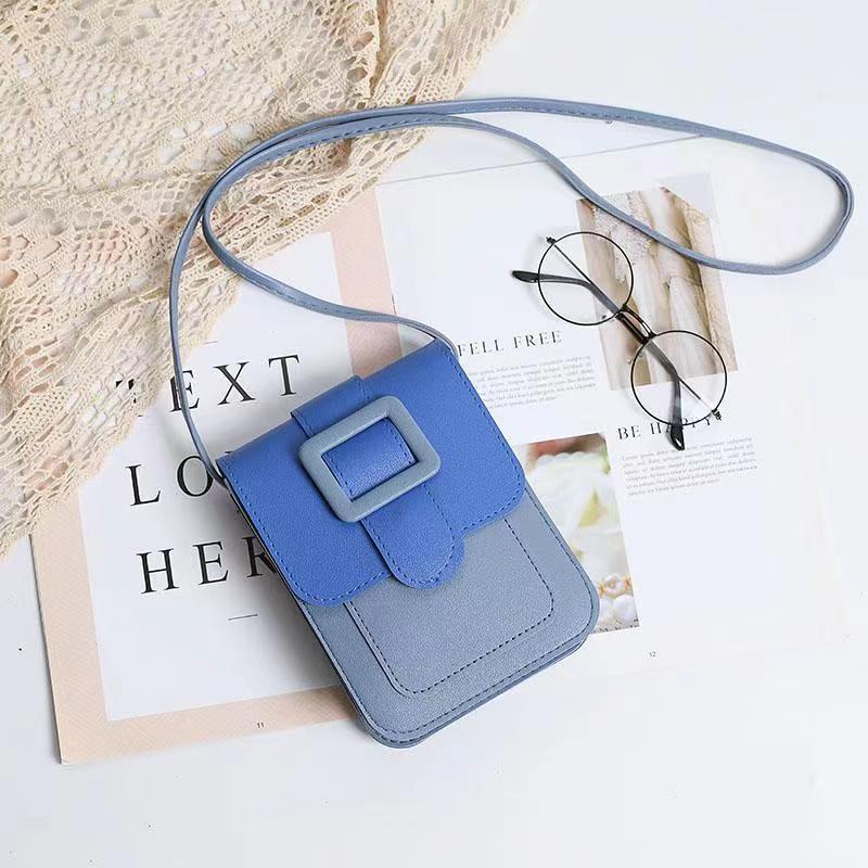 New Fashion splicing crossbody Universal phone bag
