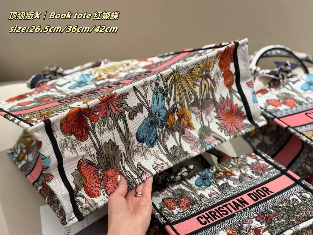 Dior Embroidered Butterfly Bag