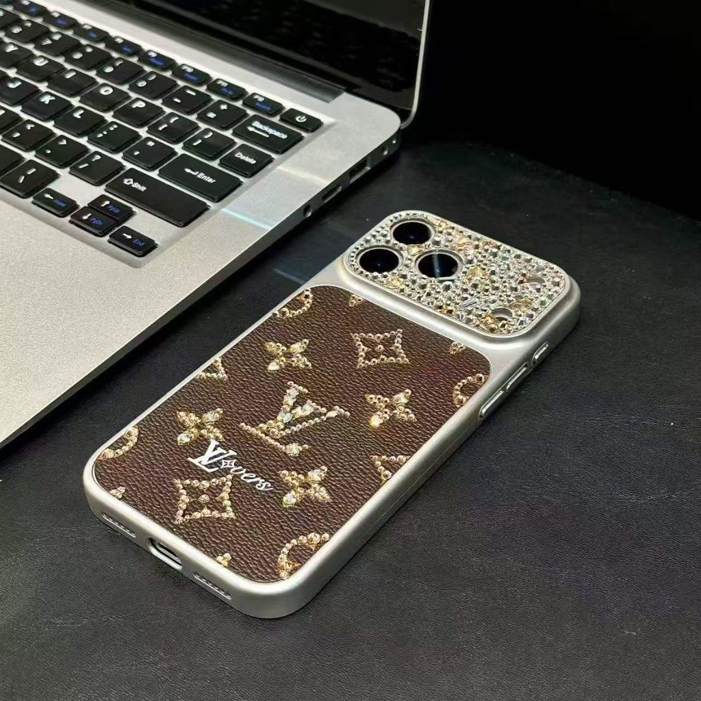 Luxurious, sparkling diamond iPhone phone case-2