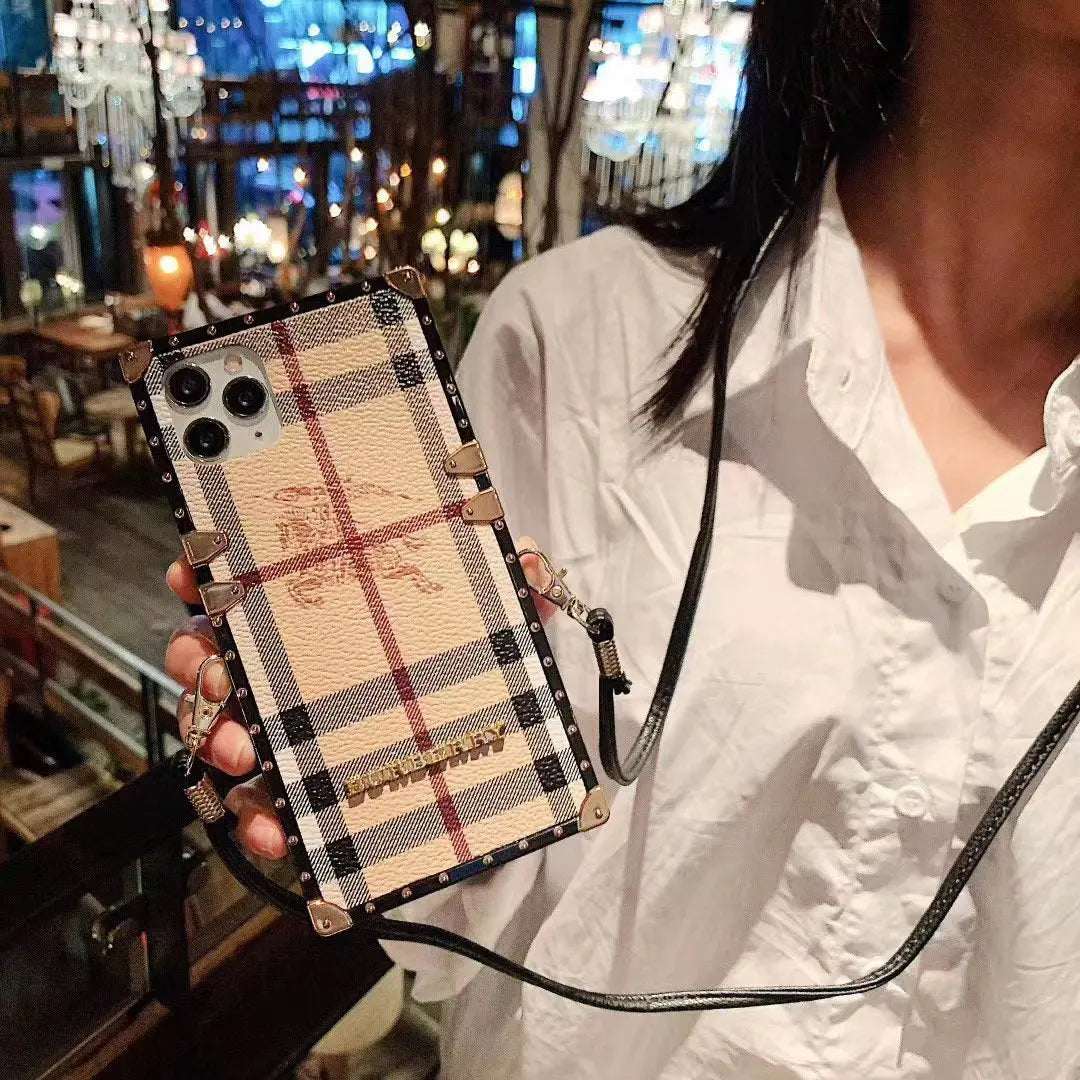New Fashion Lattice Pattern Phone Case