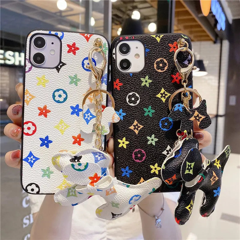 Fashion Doll Leather Phone Case