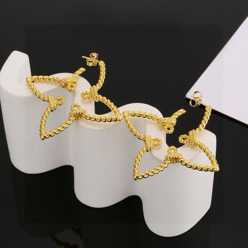 High-Quality Four-Leaf Clover Earrings