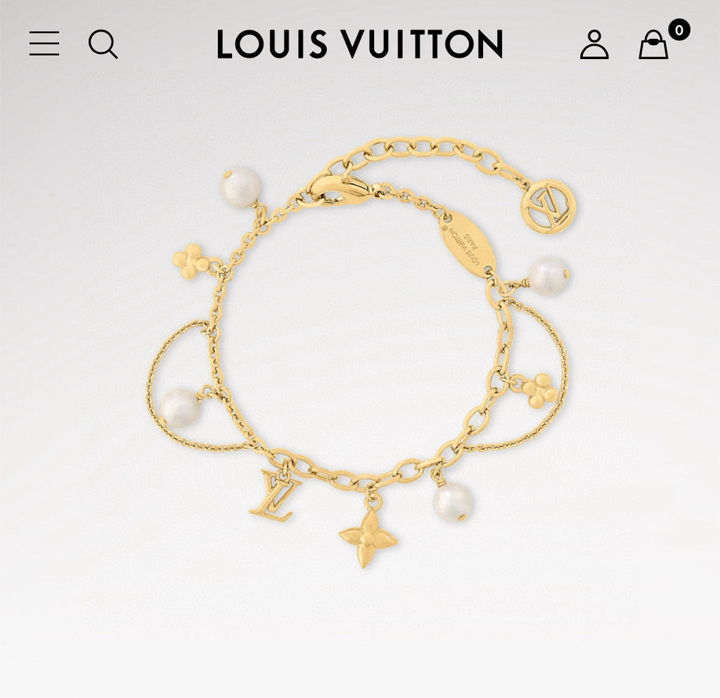 Golden Flower Pearl Bracelet & Necklace
