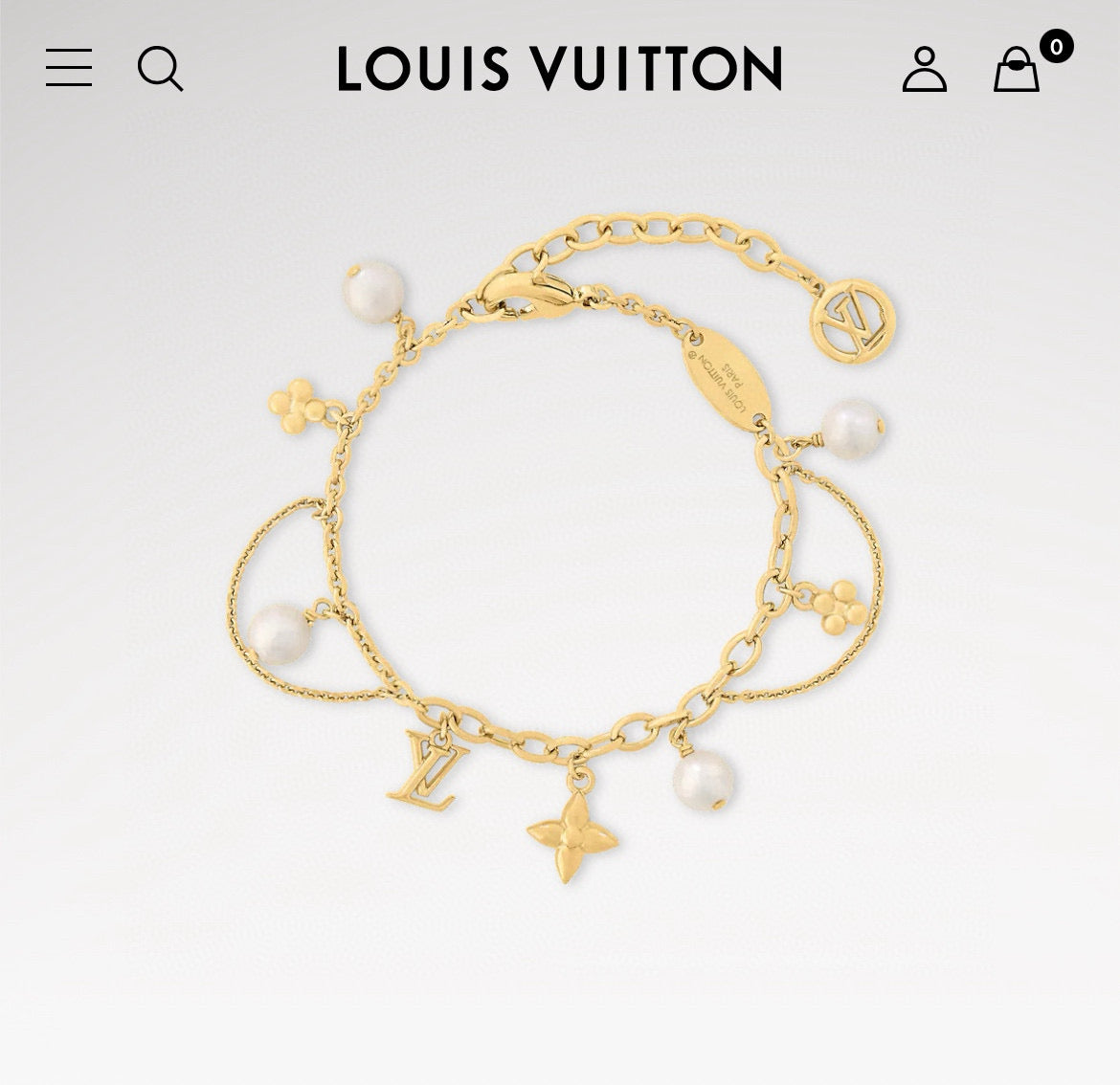 Golden Flower Pearl Bracelet & Necklace