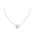 18K Trinity Heart Diamond Necklace