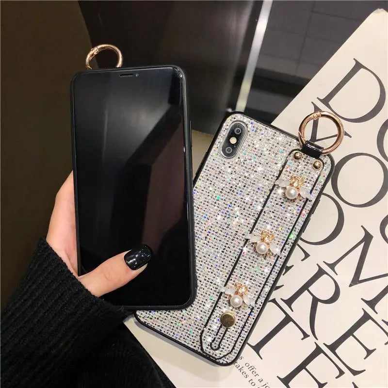 Glitter Wristband phone Case