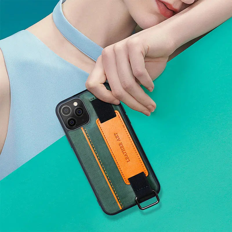Wristband Leather Phone Case