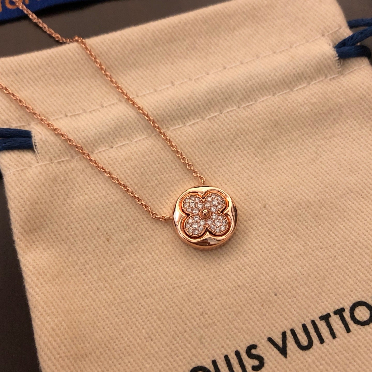 Full-Diamond Four-Leaf Clover Necklace