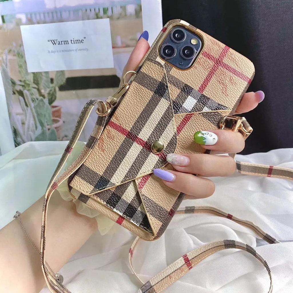 Crossbody coin purse phone case