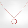 18K Juste Un Clou Pink Diamonds Necklace