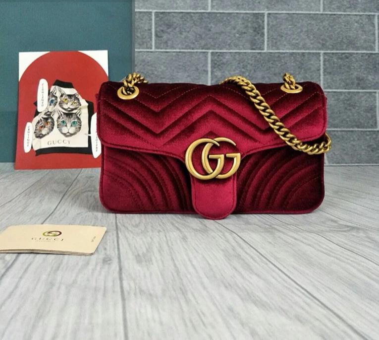 GG Marmont velvet bag