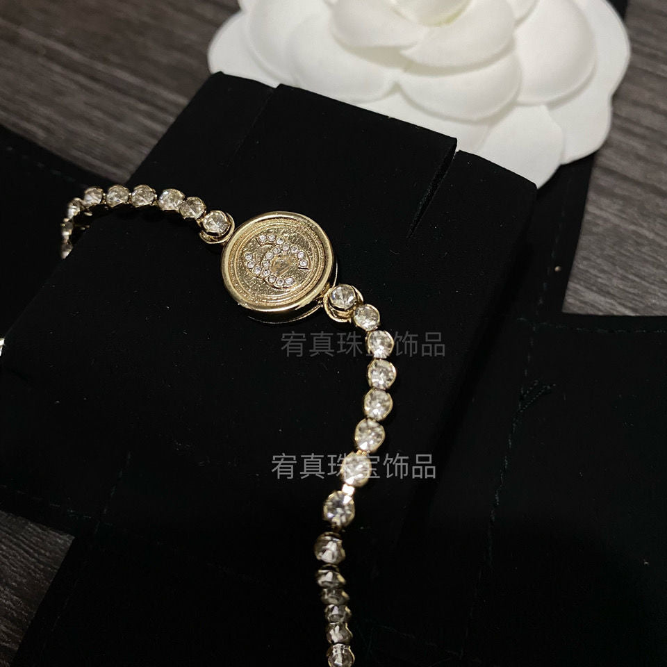 Xiaoxiang Feng Rhinestone Chain Bracelet
