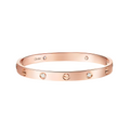 CARTIER LOVE CLASSIC BRACELET - ROSE GOLD/DIAMANTE