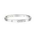 CARTIER LOVE CLASSIC BRACELET - SILVER/DIAMANTE