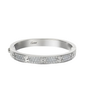 CARTIER LOVE CLASSIC BRACELET - DIAMANTE/SILVER