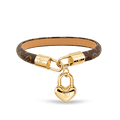 18K Louis Crazy In Lock Charm Bracelet